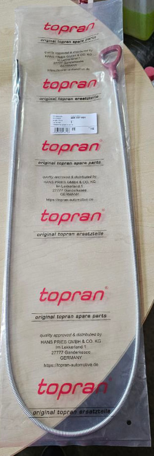 Automatic transmission oil level dipstick TOPRAN 409 597 for Mercedes